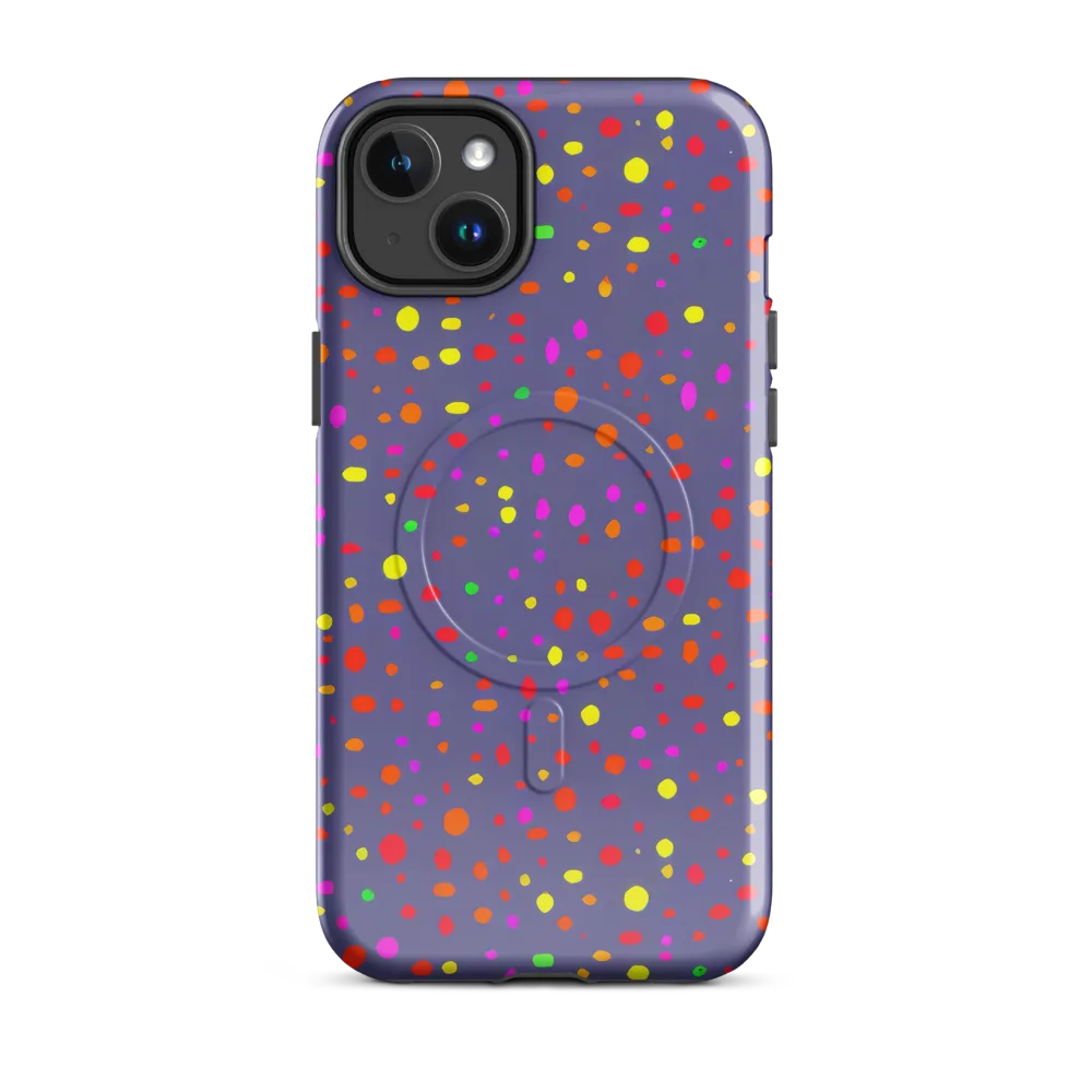 Chromatic Confetti on MagSafe Tough Case for iPhone® — Front