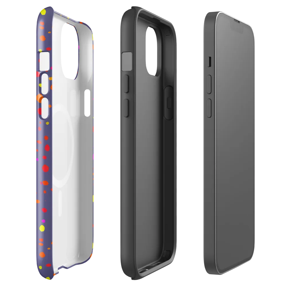 Chromatic Confetti on MagSafe Tough Case for iPhone® — Front