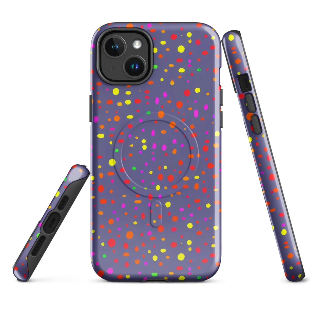 Chromatic Confetti on MagSafe Tough Case for iPhone® — Front