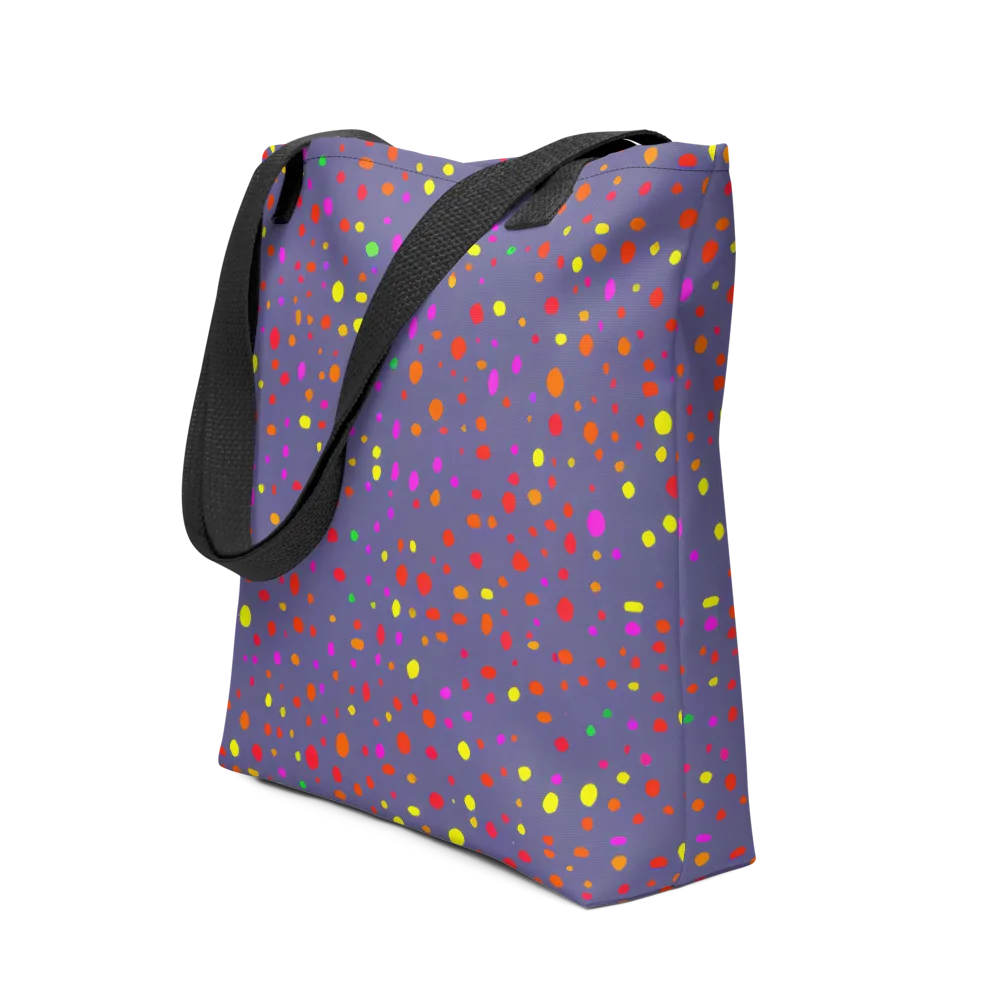 Chromatic Confetti on Tote Bag — Front