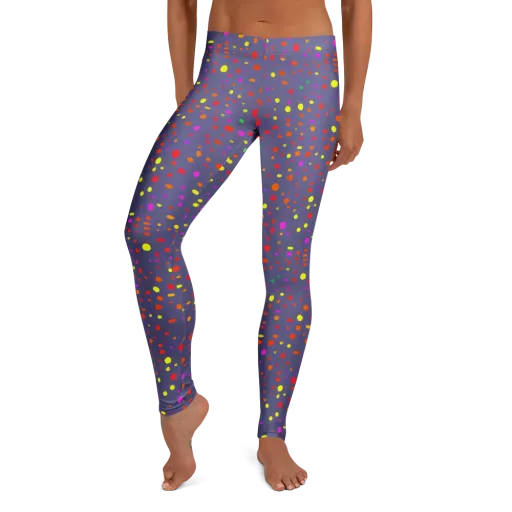 Chromatic Confetti on a Leggings