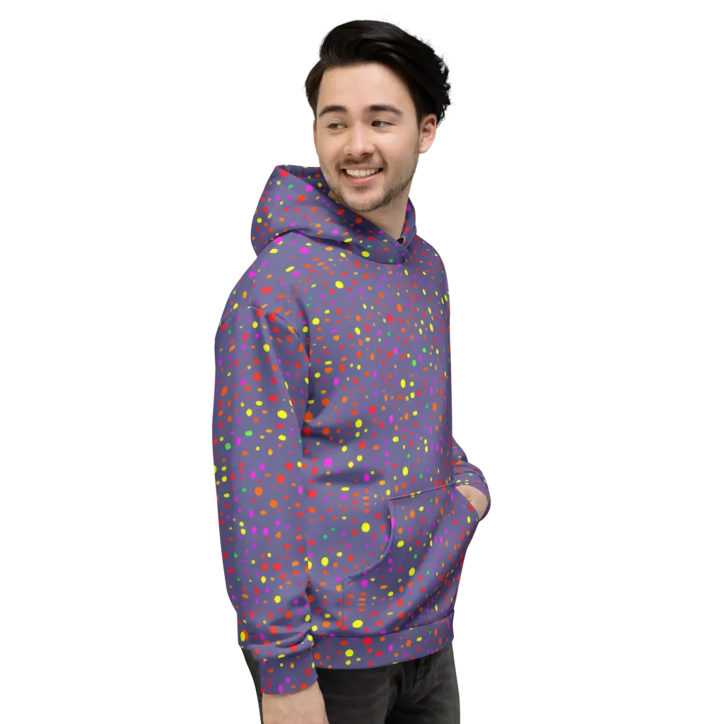 Chromatic Confetti on Hoodie — Right