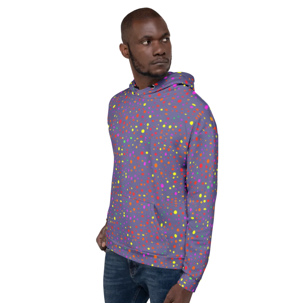 Chromatic Confetti on Hoodie — Left