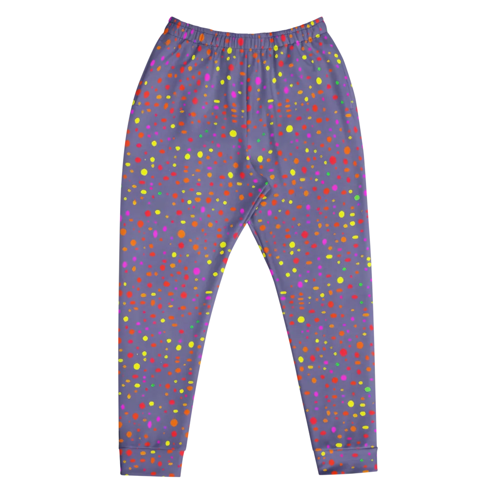 Chromatic Confetti on Men's Joggers — Front