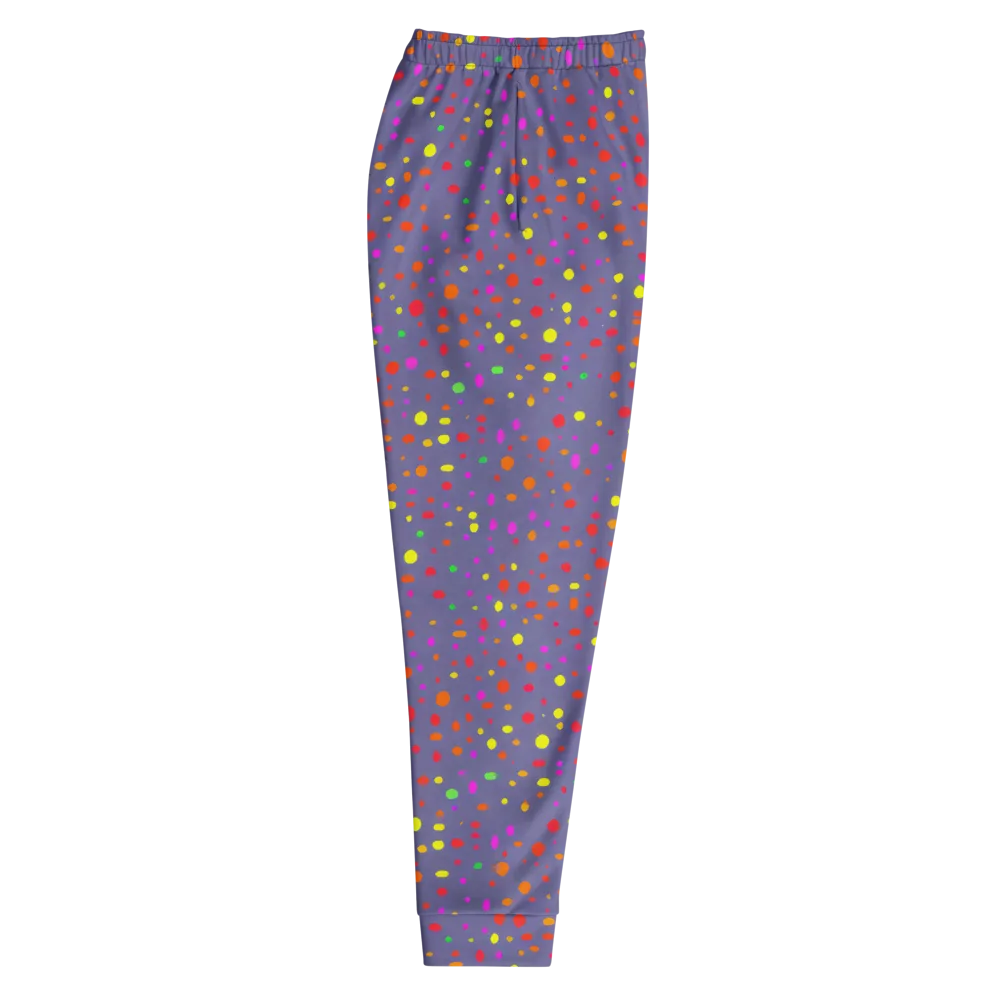 Chromatic Confetti on Men's Joggers — Right