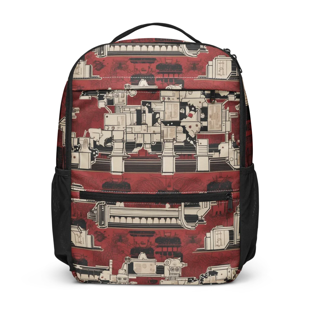 Clockwork Cabaret on Utility Backpack — Front