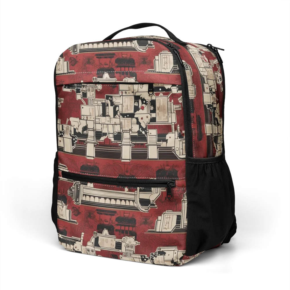 Clockwork Cabaret on Utility Backpack — Left Front