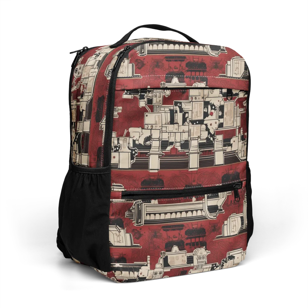 Clockwork Cabaret on Utility Backpack — Right Front