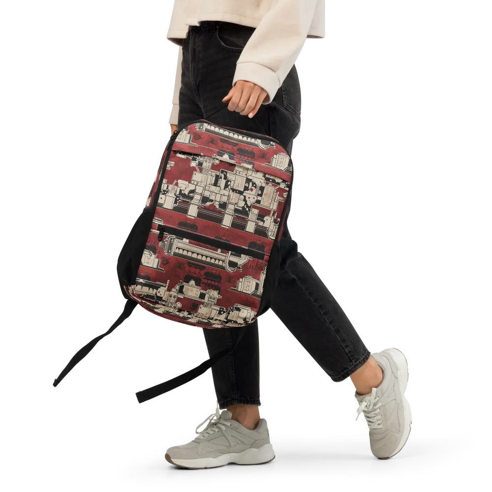 Clockwork Cabaret on Utility Backpack — Front