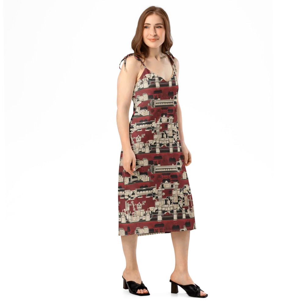 Clockwork Cabaret on Slip Dress — Right Front