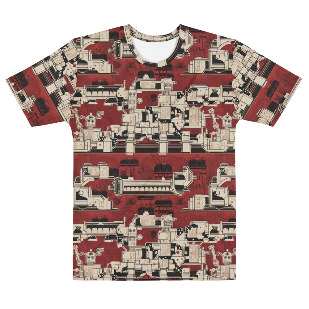 Clockwork Cabaret on Men's Cotton Crew Neck T-Shirt — Front