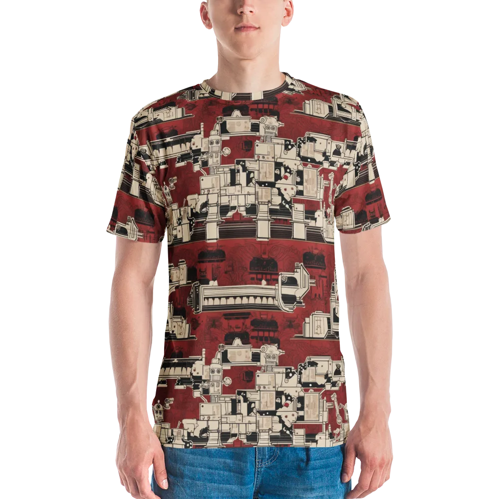 Clockwork Cabaret on Men's Crew Neck T-Shirt — Front