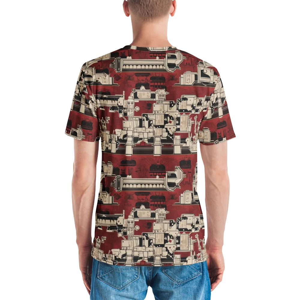 Clockwork Cabaret on Men's Crew Neck T-Shirt — Back