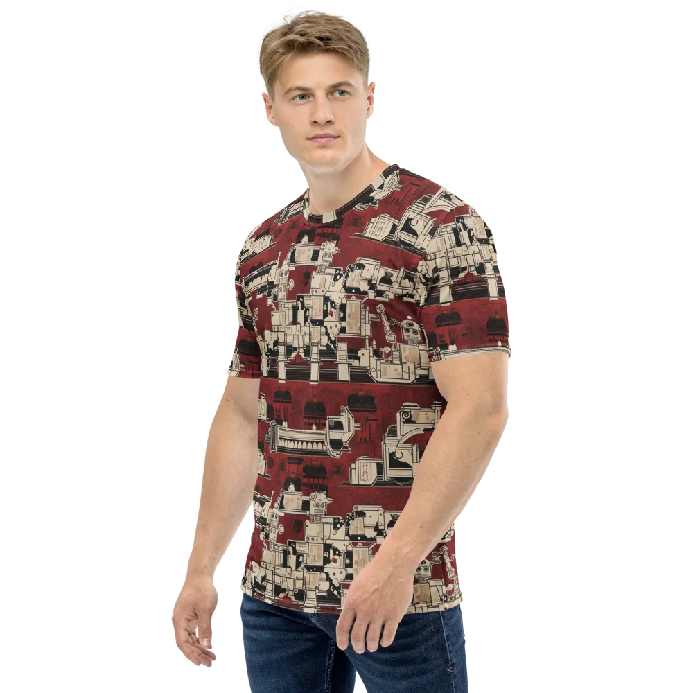 Clockwork Cabaret on Men's Crew Neck T-Shirt — Left