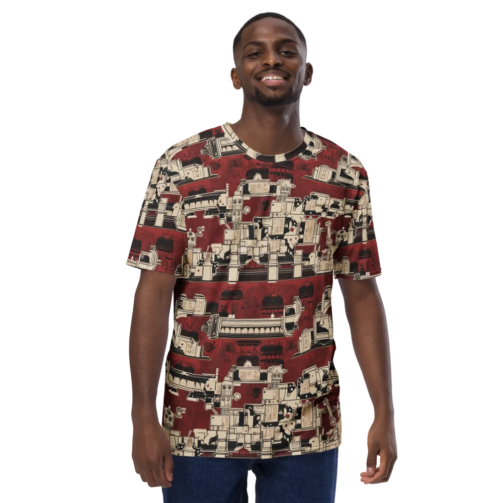 Clockwork Cabaret on Men's Crew Neck T-Shirt — Front
