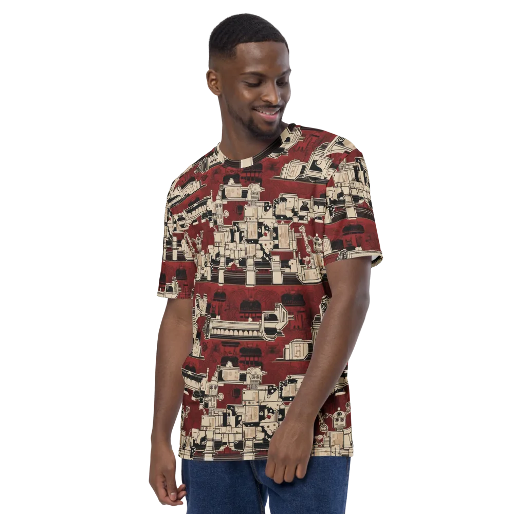 Clockwork Cabaret on Men's Crew Neck T-Shirt — Left