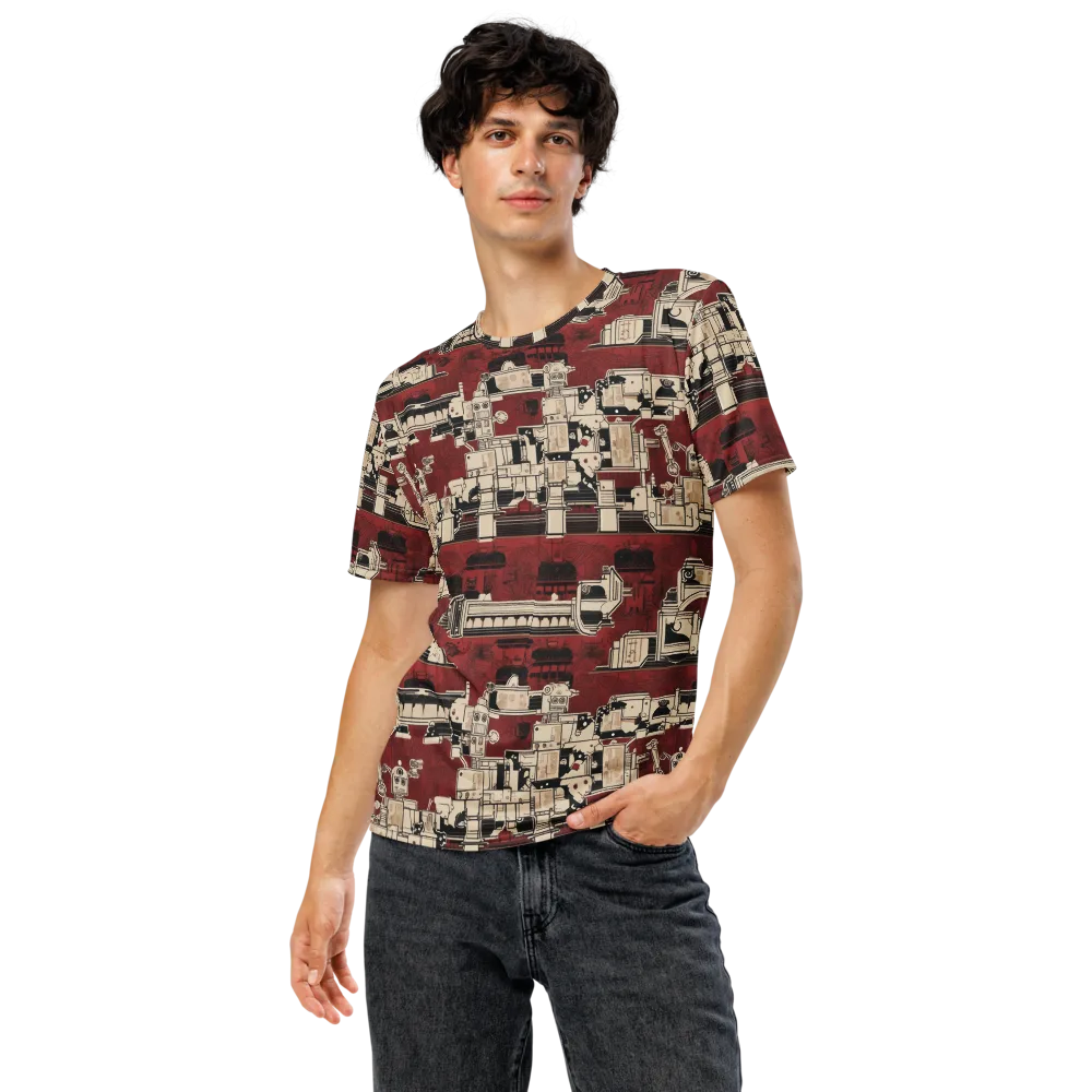 Clockwork Cabaret on Men's Crew Neck T-Shirt — Front