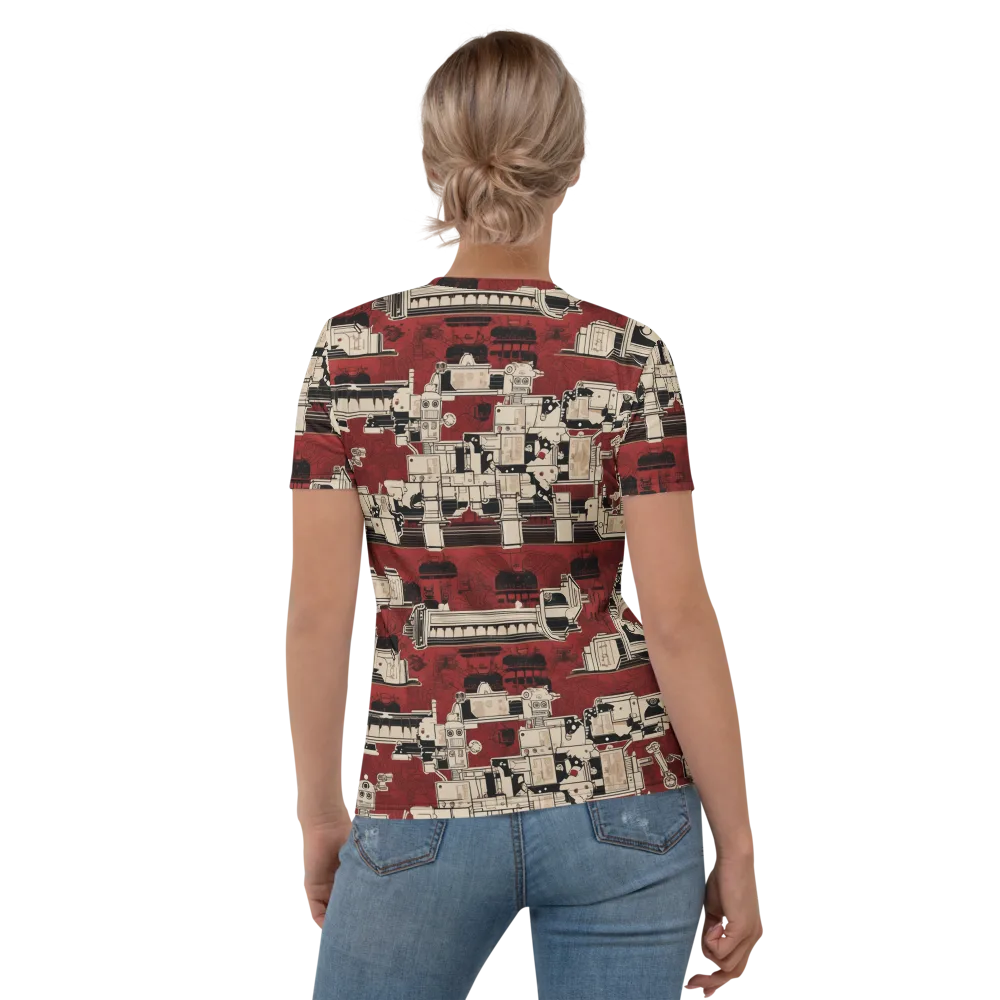 Clockwork Cabaret on Women's Crew Neck T-Shirt — Back
