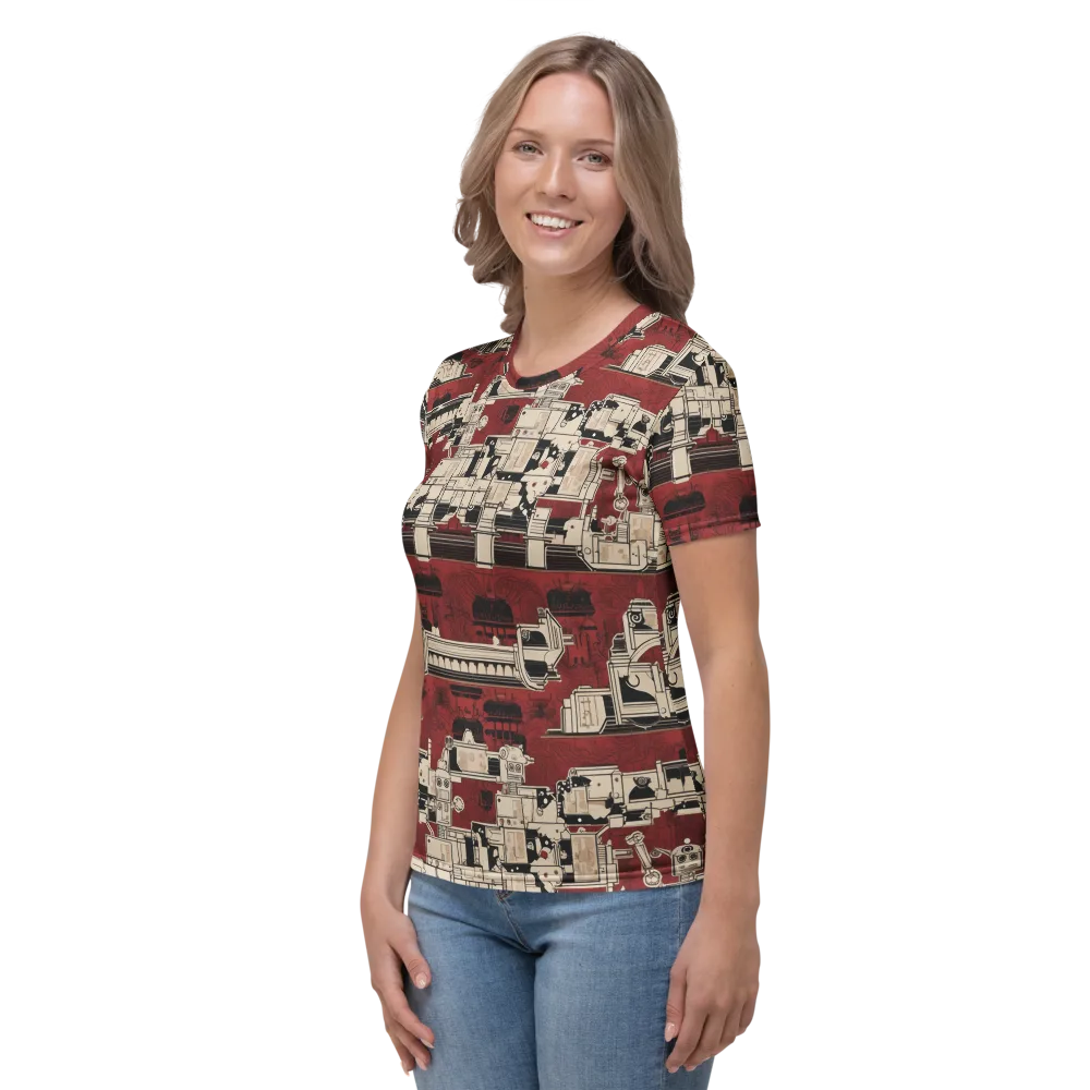 Clockwork Cabaret on Women's Crew Neck T-Shirt — Left