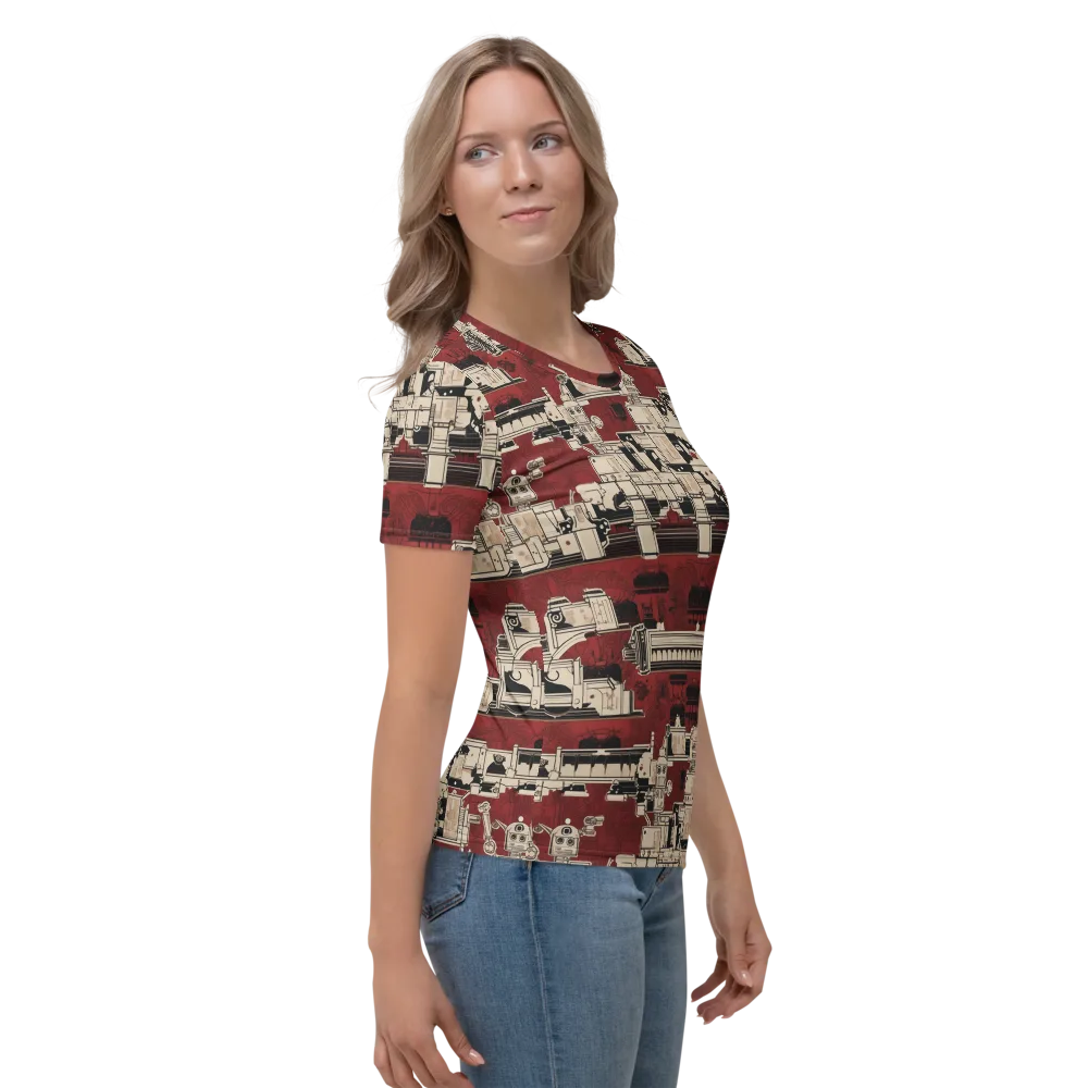 Clockwork Cabaret on Women's Crew Neck T-Shirt — Right