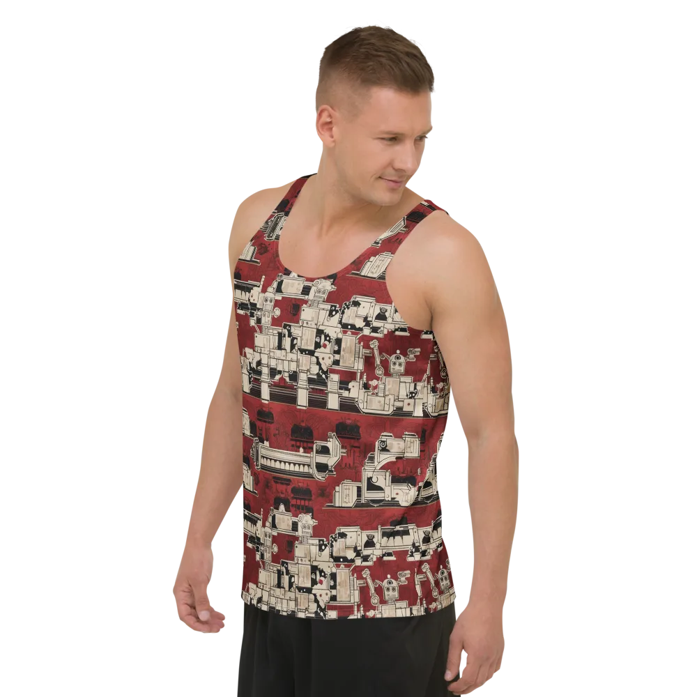 Clockwork Cabaret on Men's Tank Top — Left Front