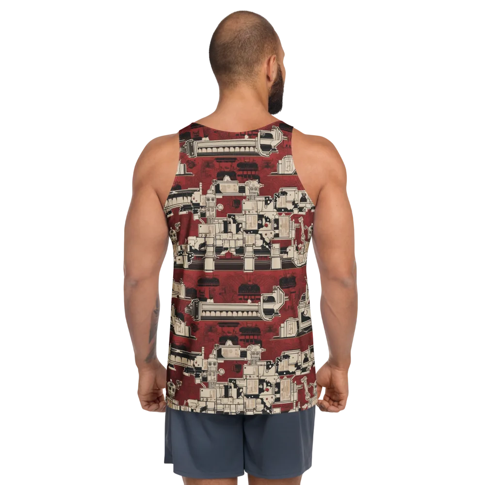 Clockwork Cabaret on Men's Tank Top — Back