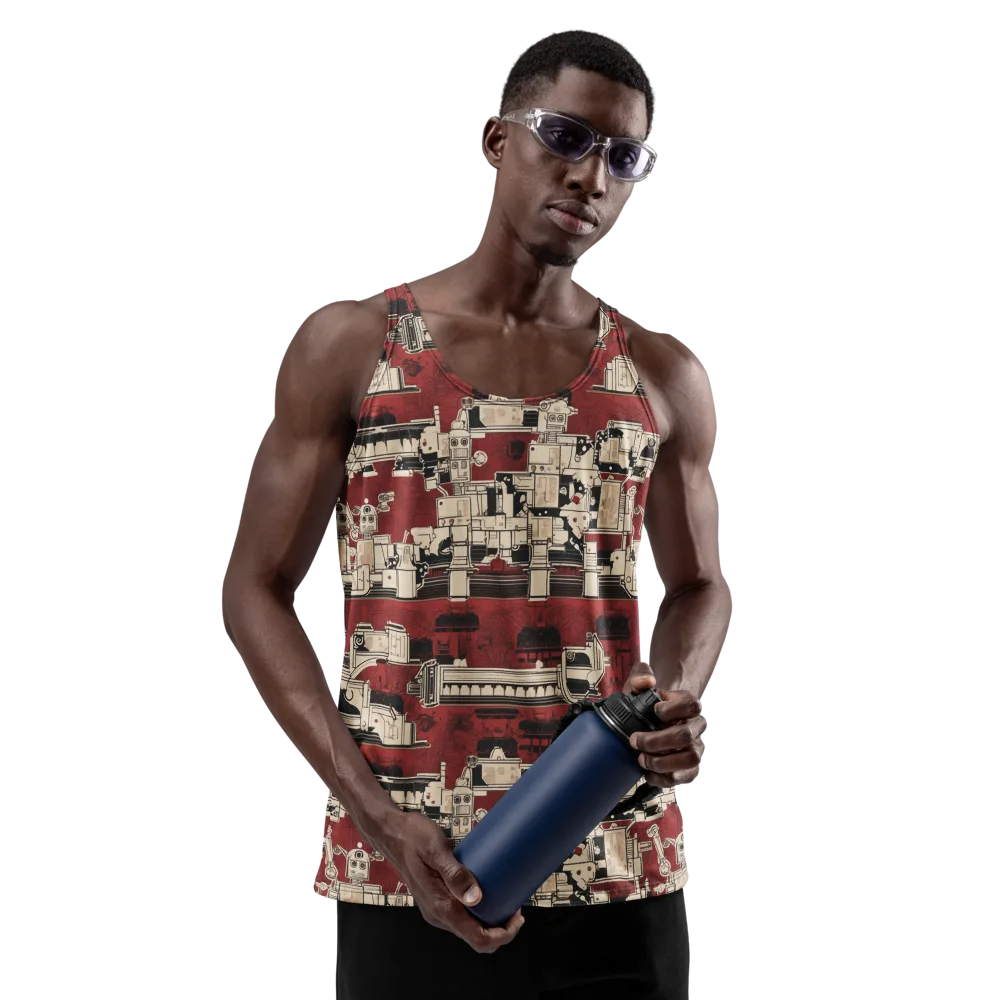 Clockwork Cabaret on Men's Tank Top — Front