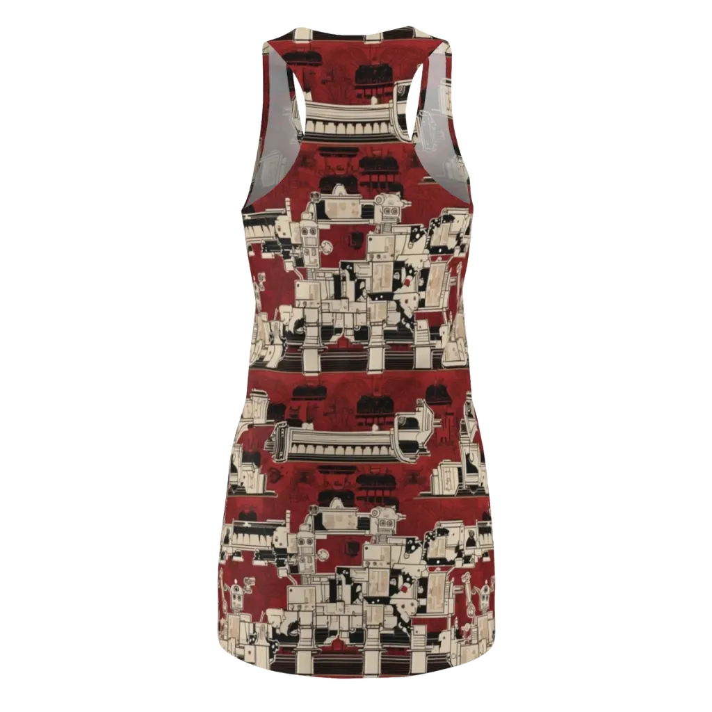 Clockwork Cabaret on Racerback Dress — Back