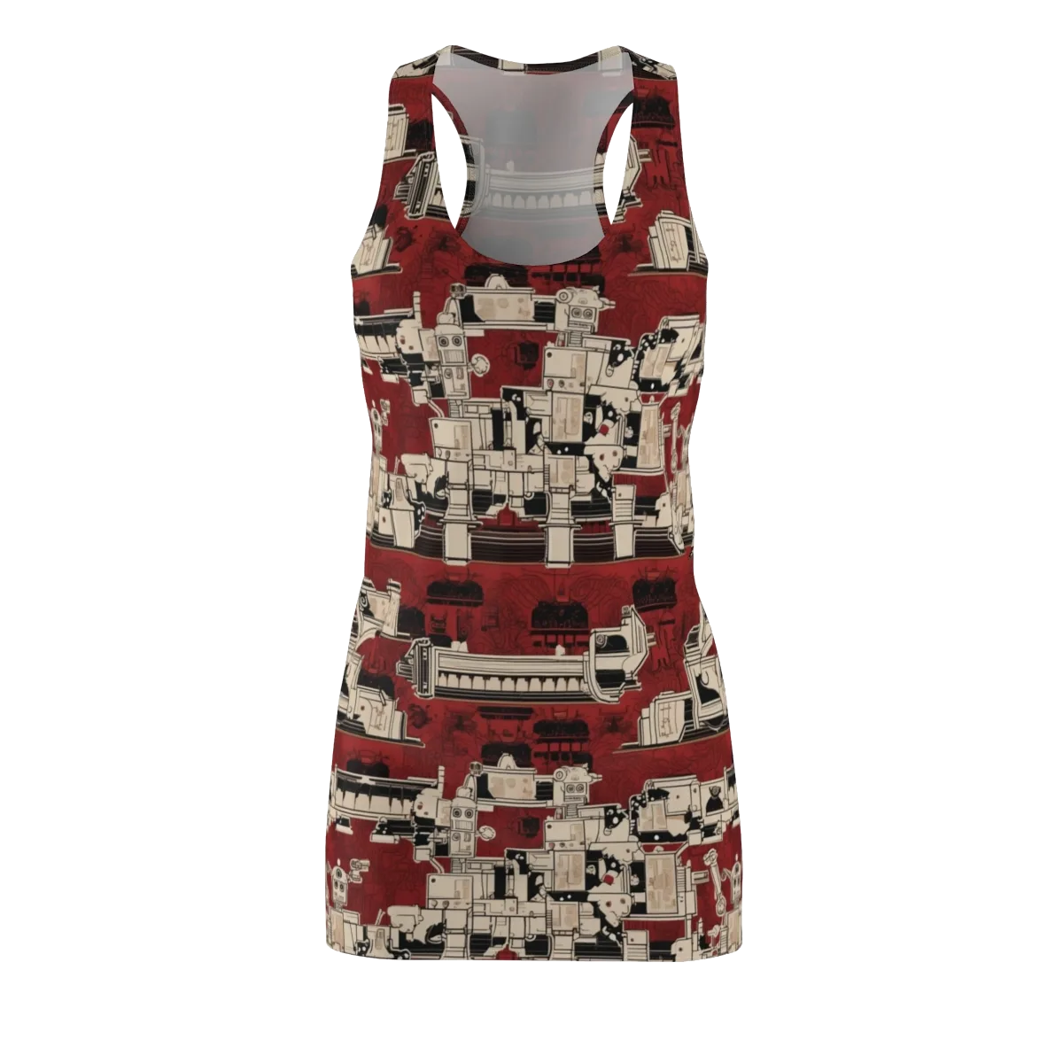 Clockwork Cabaret on Racerback Dress — Front