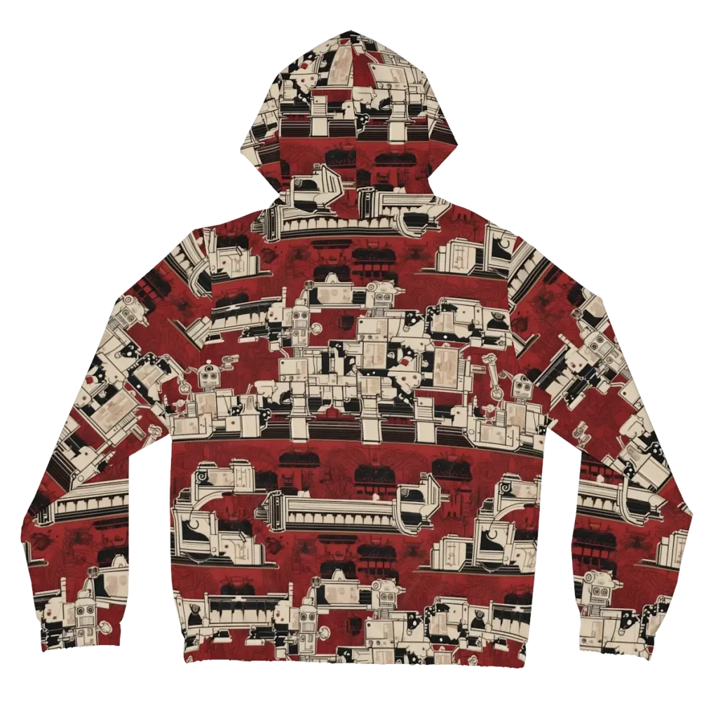 Clockwork Cabaret on Women's Full-Zip Hoodie — Back