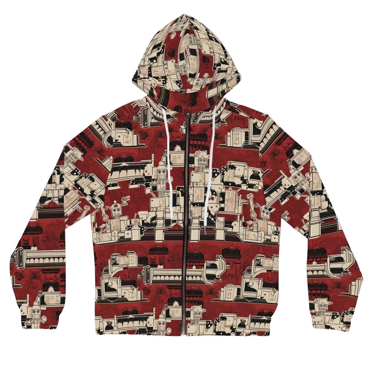 Clockwork Cabaret on Women's Full-Zip Hoodie — Front