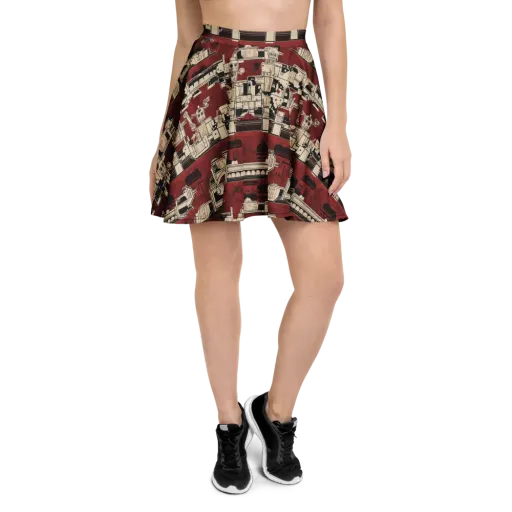 Clockwork Cabaret on a Skater Skirt