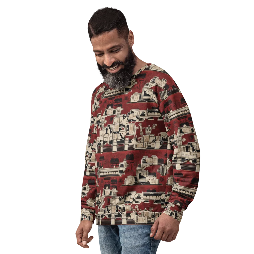 Clockwork Cabaret on Sweatshirt — Left Front