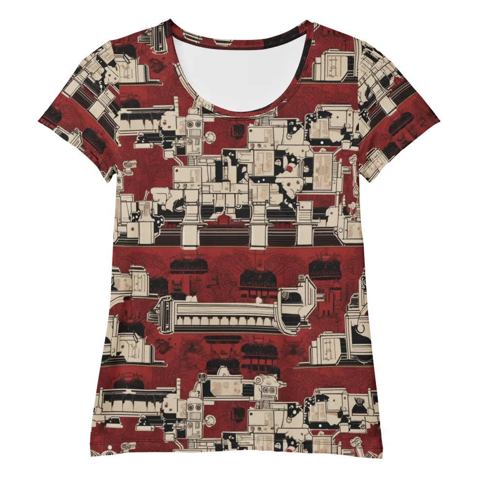 Clockwork Cabaret on Women's Athletic T-Shirt — Front