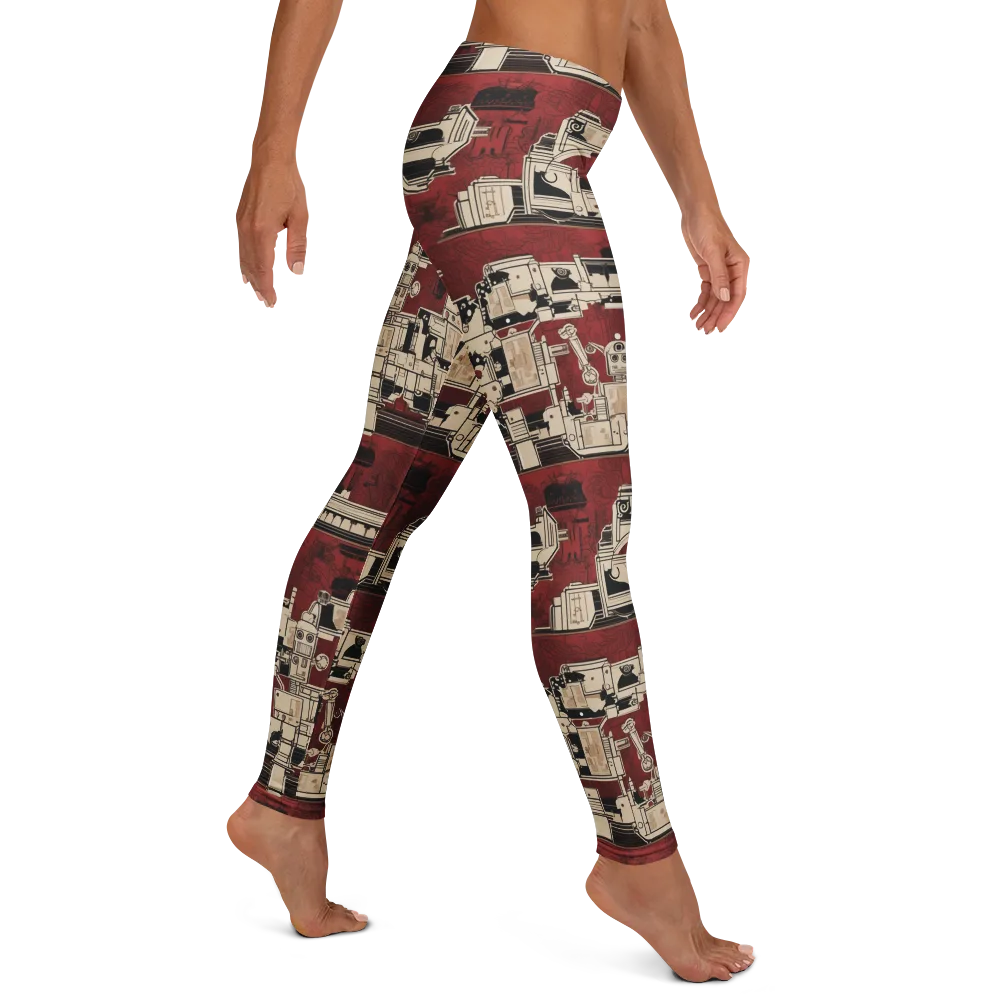 Clockwork Cabaret on Leggings — Right
