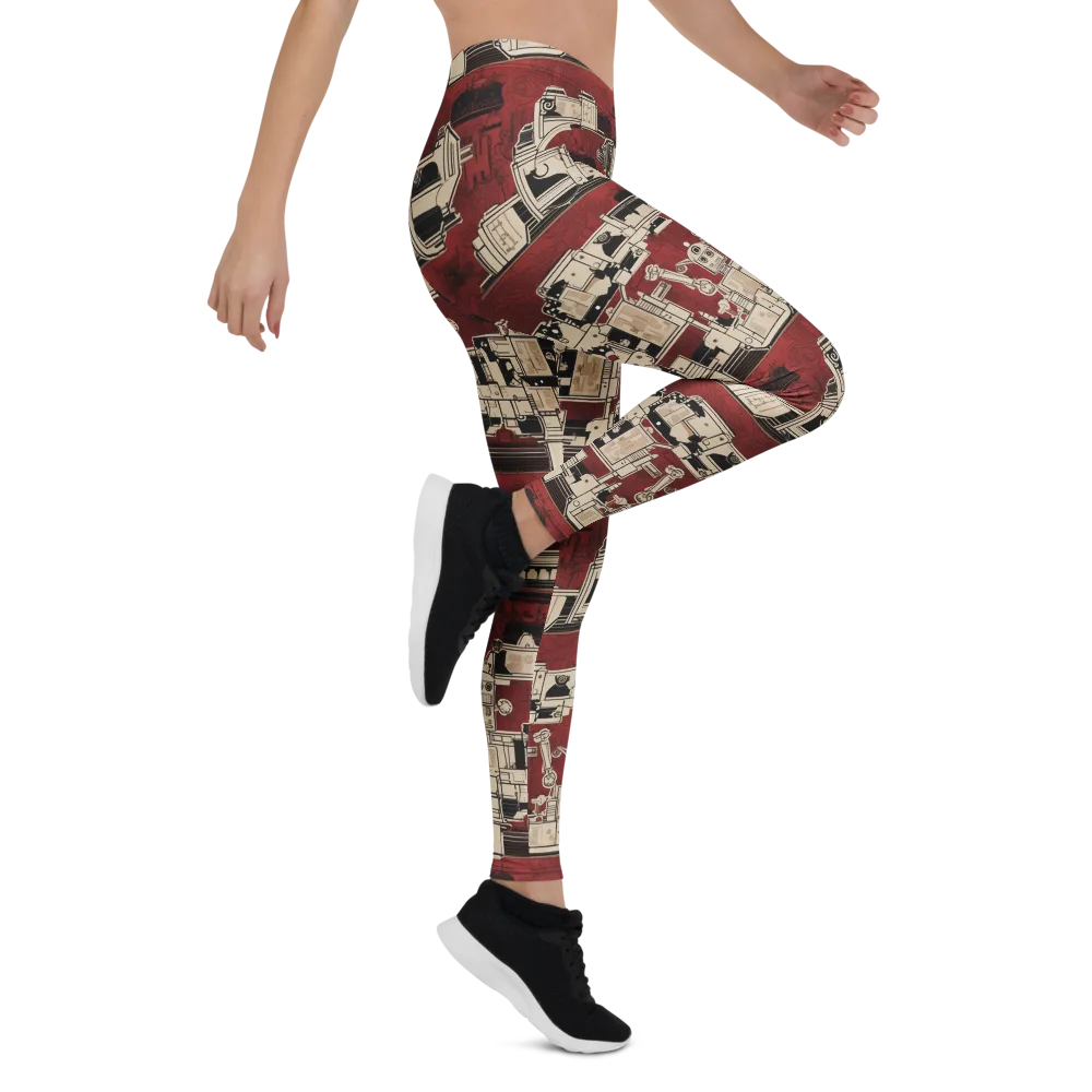 Clockwork Cabaret on Leggings — Right
