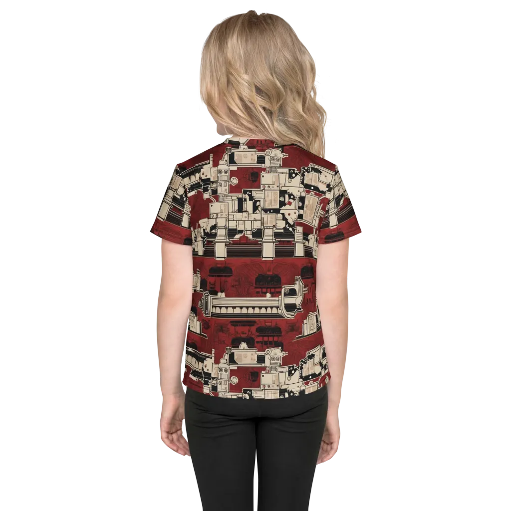 Clockwork Cabaret on Kids Crew Neck T-Shirt — Back