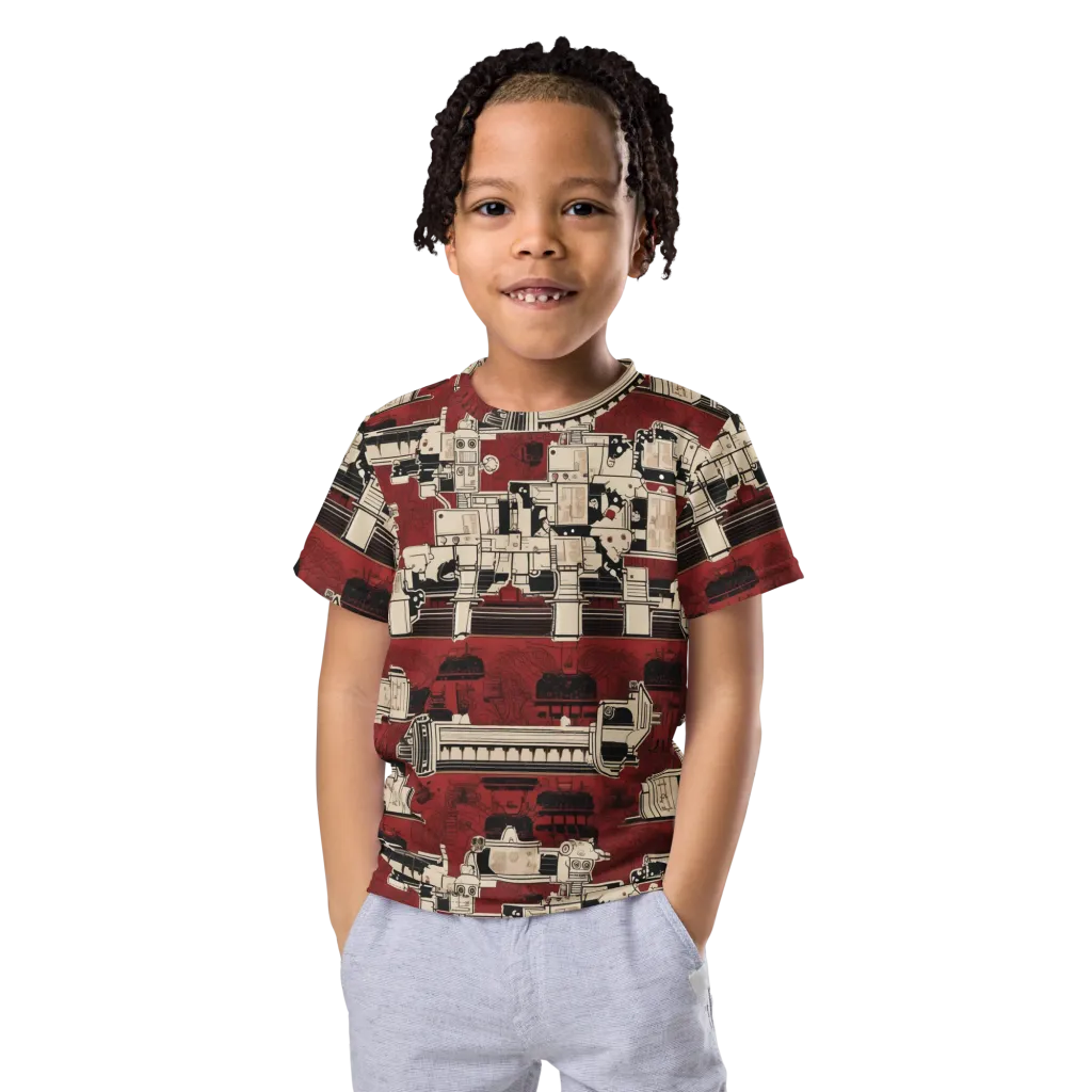 Clockwork Cabaret on Kids Crew Neck T-Shirt — Front