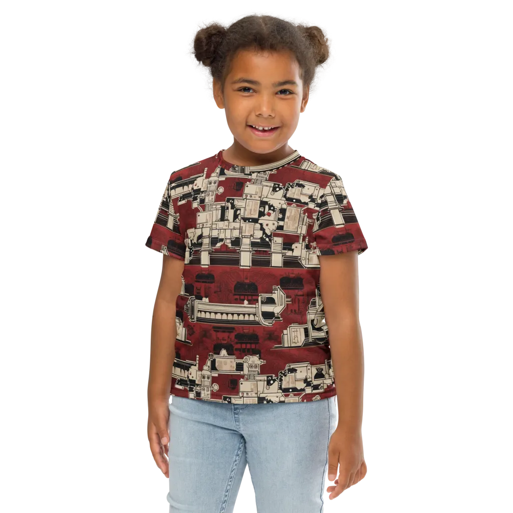 Clockwork Cabaret on Kids Crew Neck T-Shirt — Front