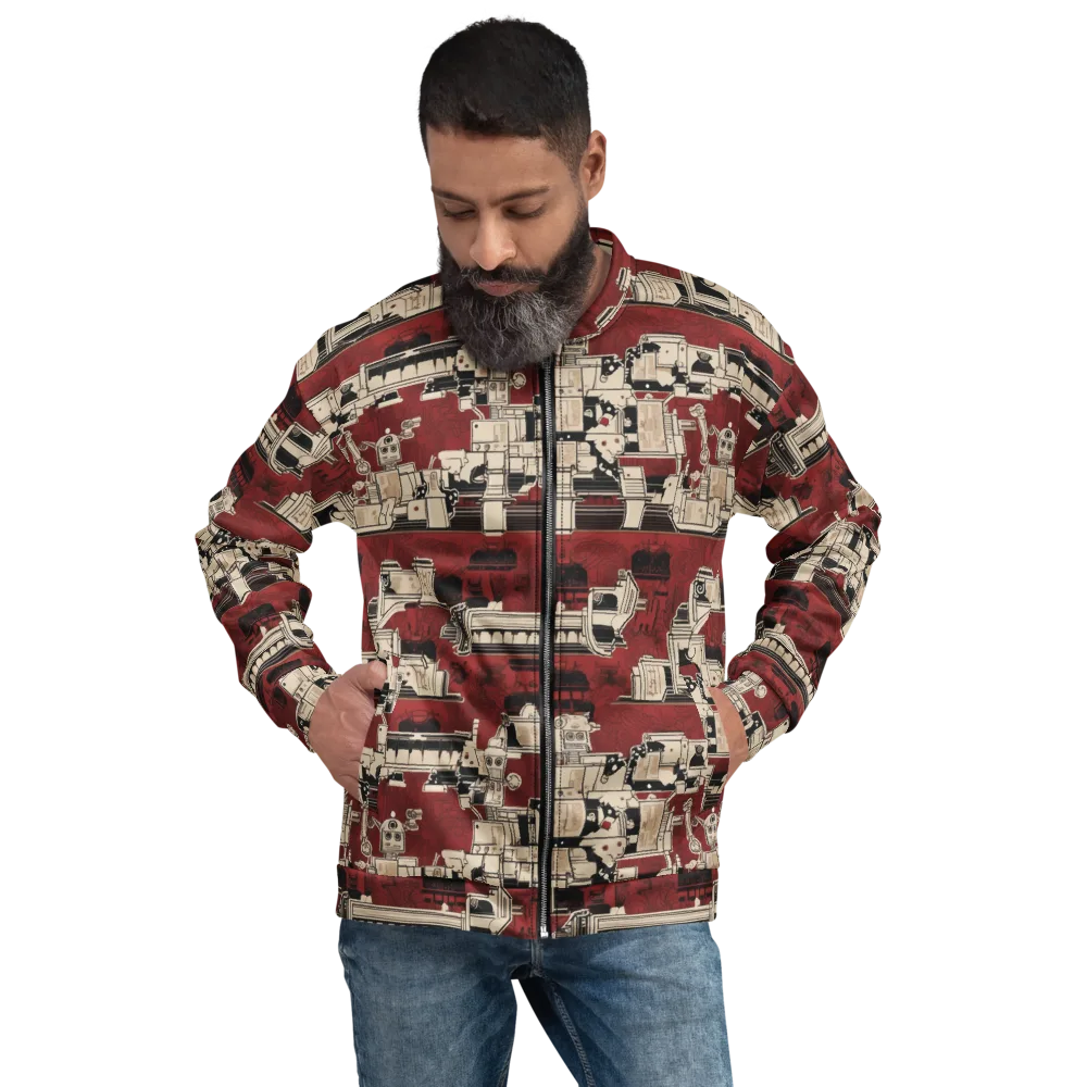 Clockwork Cabaret on Bomber Jacket — Front