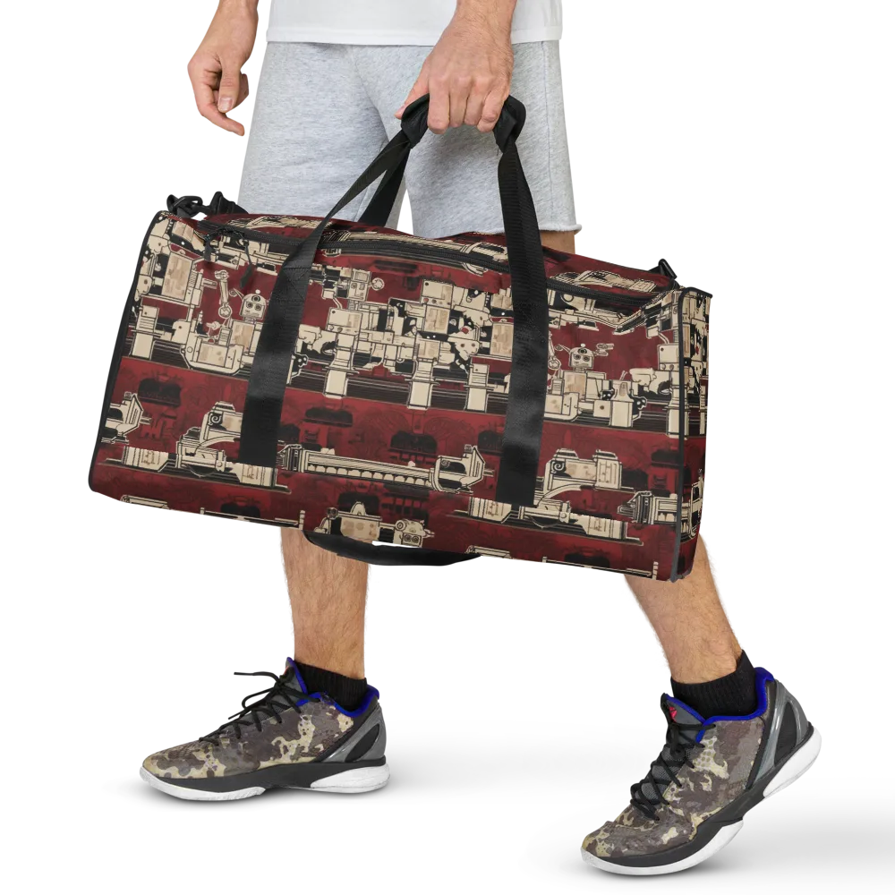 Clockwork Cabaret on Duffle Bag — Front