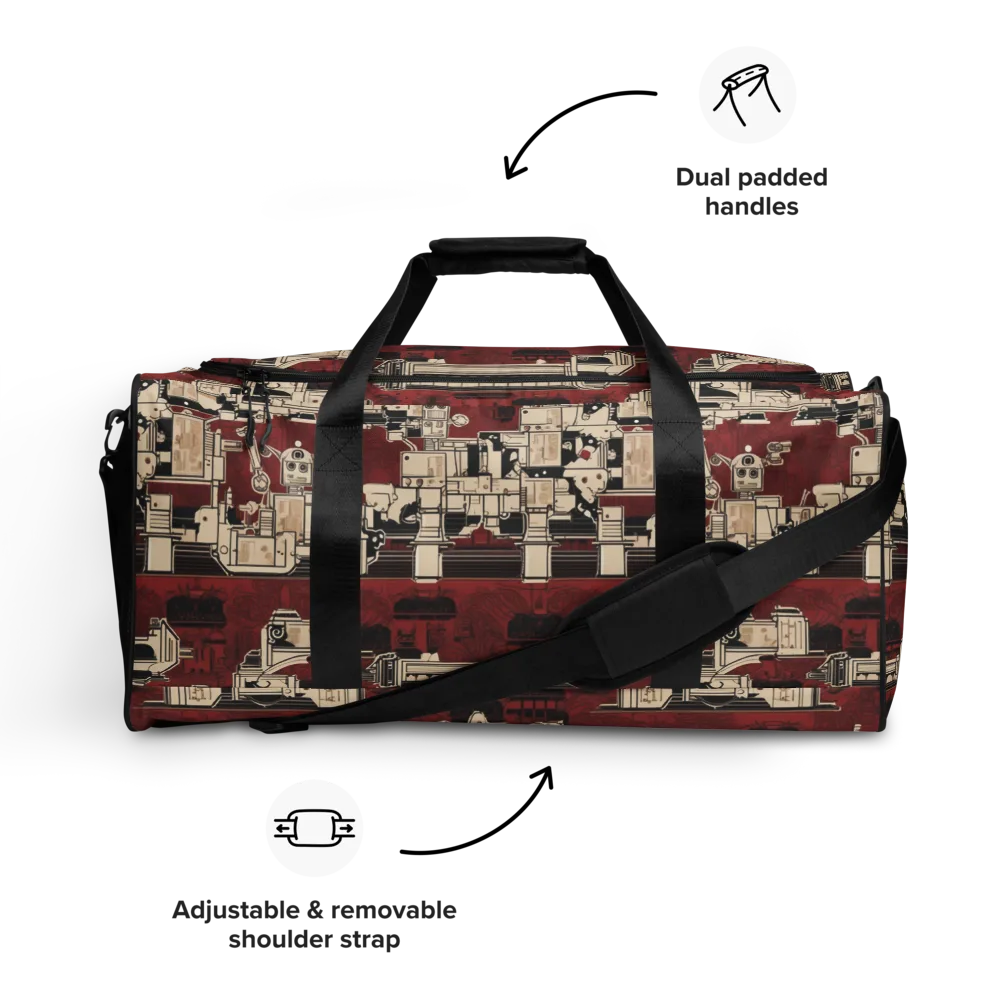 Clockwork Cabaret on Duffle Bag — Front
