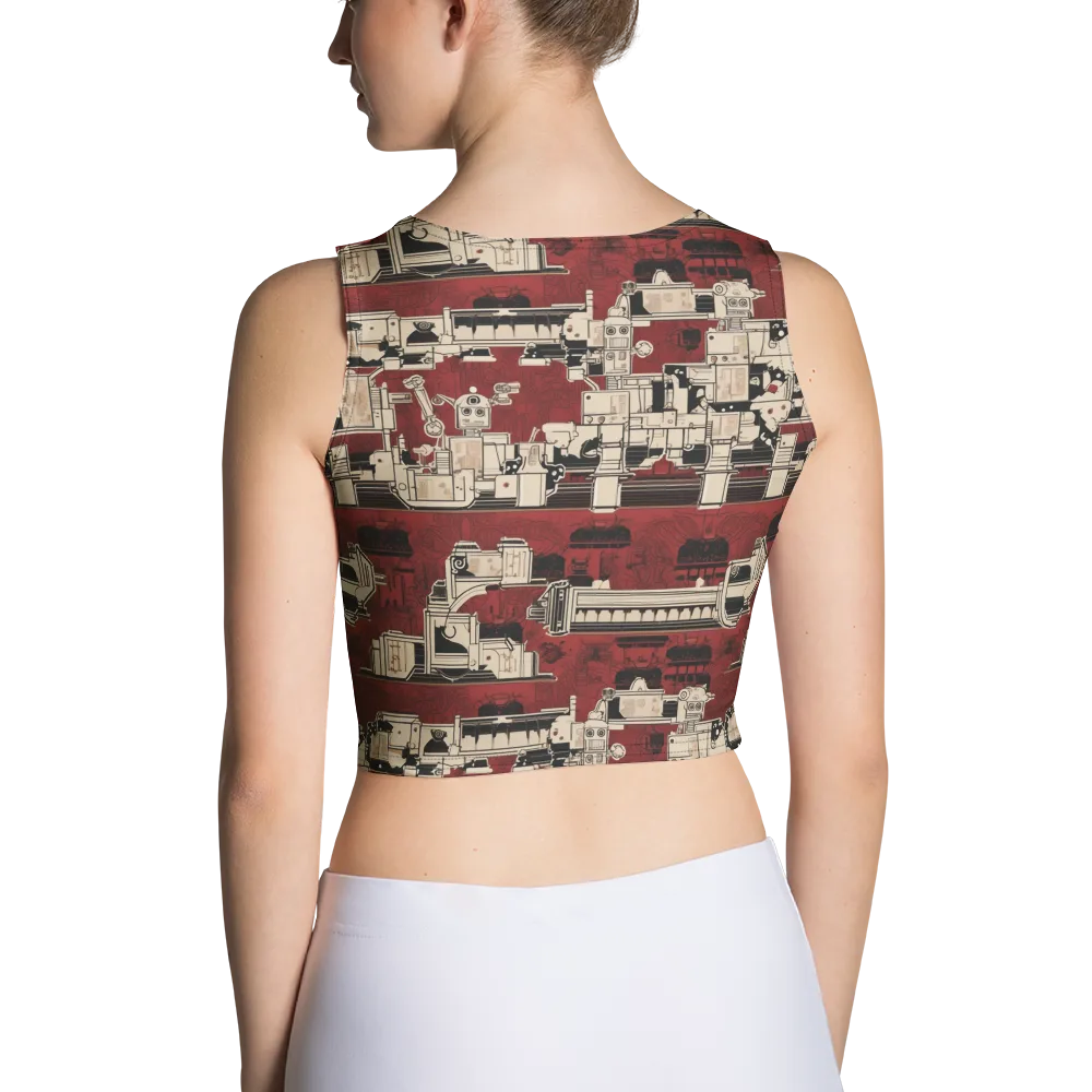 Clockwork Cabaret on Crop Top — Back