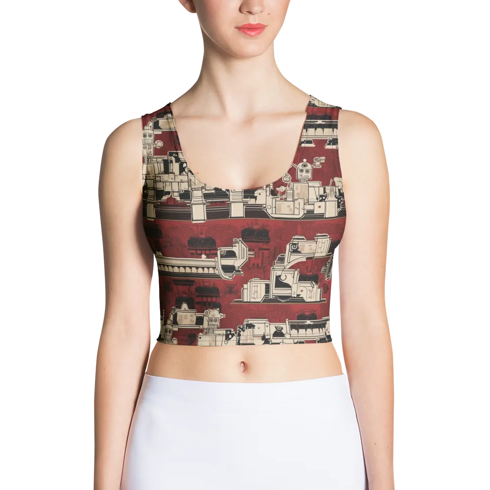 Clockwork Cabaret on Crop Top — Front