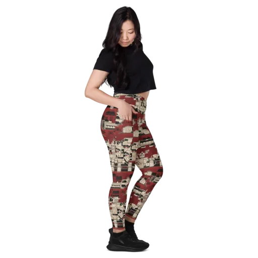 Clockwork Cabaret on a Leggings with Pockets
