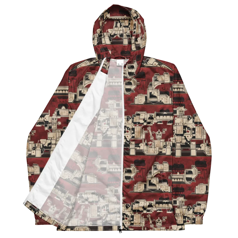 Clockwork Cabaret on Men's Windbreaker — Front