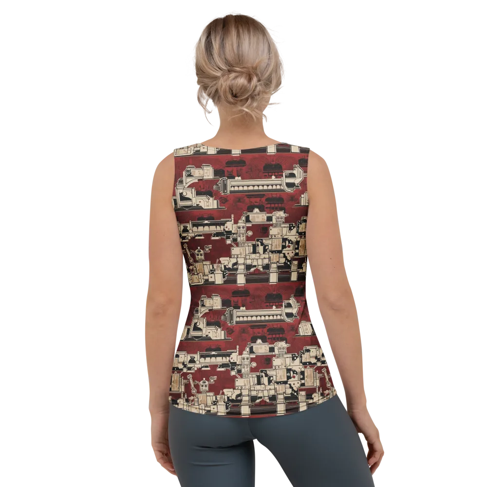 Clockwork Cabaret on Women's Tank Top — Back