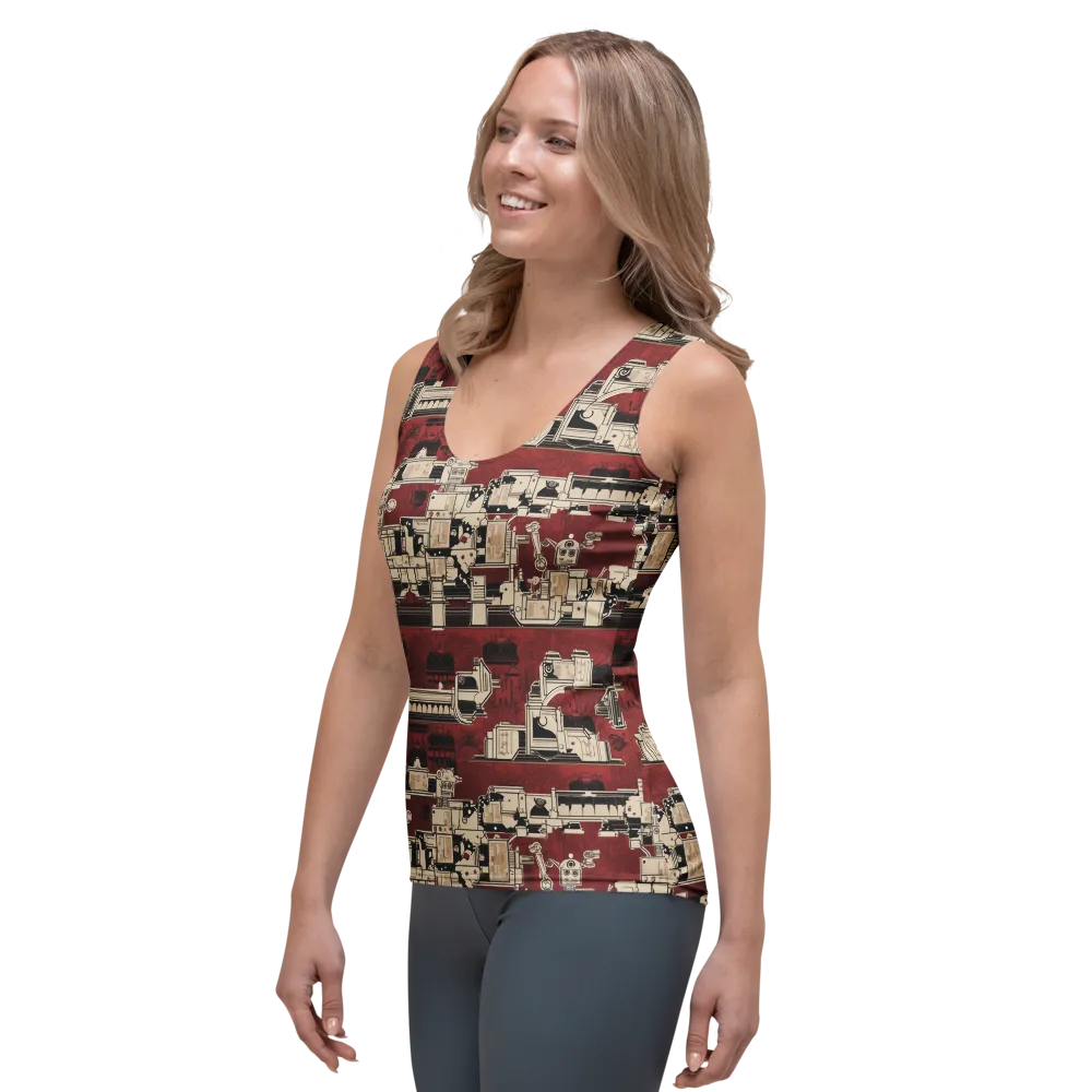 Clockwork Cabaret on Women's Tank Top — Left Front