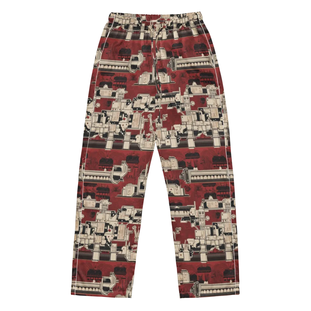 Clockwork Cabaret on Women's Pajama Pants — Front