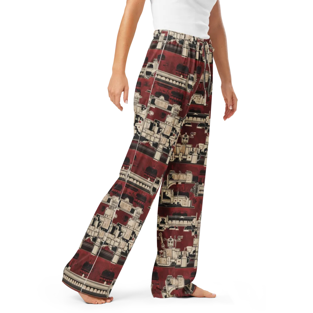 Clockwork Cabaret on Women's Pajama Pants — Right Front